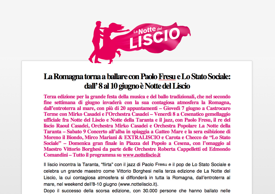La Romagna Torna A Ballare Con Paolo Fresu E Lo Stato Sociale: Dall’8 Al 10 Giugno è Notte Del Liscio